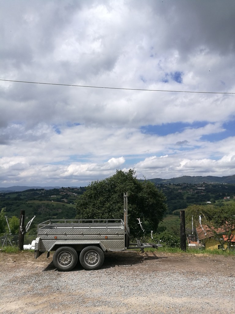 Cielo nublado en Oviedo Asturias